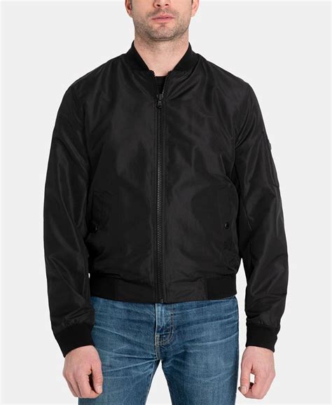 michael kors bomber jacket mens|Michael Kors long puffer jacket.